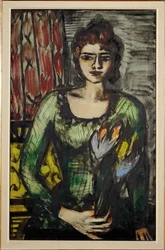 Portrait of Quappi with Green Sweater