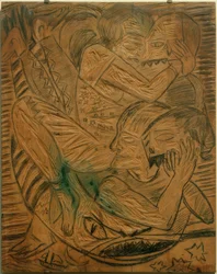 Self-Portrait with Naïla as Circus Artists