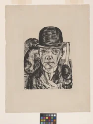 Self-Portrait in Bowler Hat
