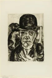 Self-Portrait in Bowler Hat