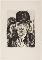 Self-Portrait in Bowler Hat