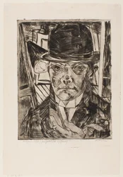 Self-Portrait in Bowler Hat