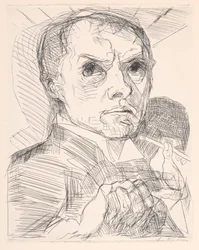 Self-Portrait with Stylus