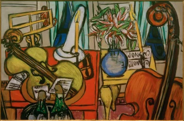 Still Life with Cello and Double Bass