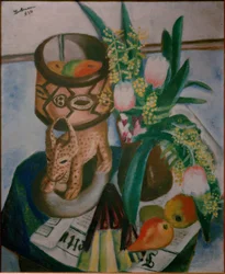 Still Life with African Sculpture