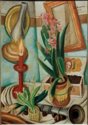 Still Life with Burning Candle