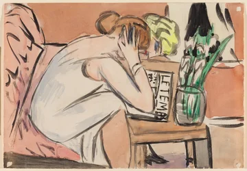 Two Girls Reading