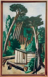 Forest Landscape with Woodcutters