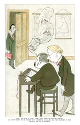 Mr. Austin Dobson and Mr. Edmund Gosse Composing a Ballade, 1904