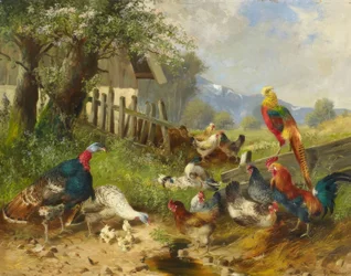 Summer Idyll with Poultry