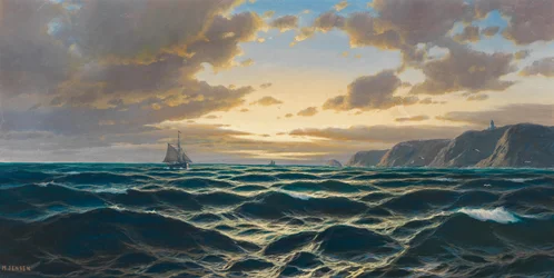 Marine, Setting Sun on the Coast