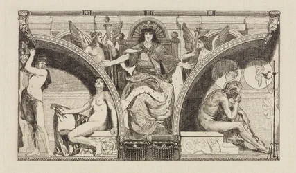 Central Figure from the Frieze in the Atrium