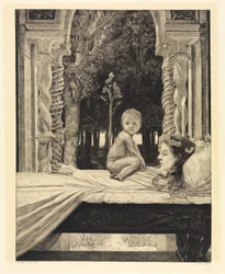 Mother and Child (Dead Mother) (From Death, Second Part, Opus XI, Plate 9)