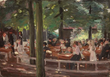 Beer Garden in Laren (Study)