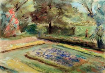 View Over the Flower Terrace to the Northeast