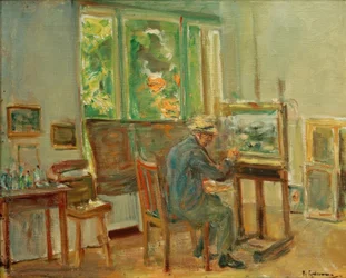 The Artist in His Studio in Wannsee