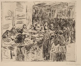 From the Jewish Quarter in Amsterdam: Fish Market on the Street Corner