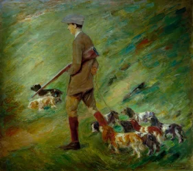 Hunter in the Dunes – Trainer with Dogs