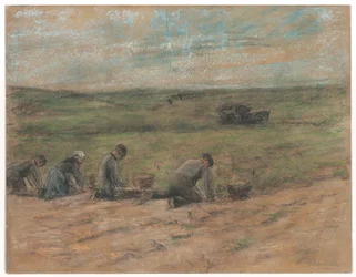 Potato Diggers at Zandvoort, 1894