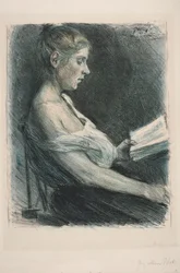 Lesendes Mädchen (Anna-Christine Mattuschka-Grisebach)
