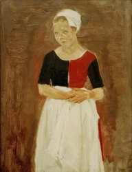 M. Liebermann, Standing Orphan Girl
