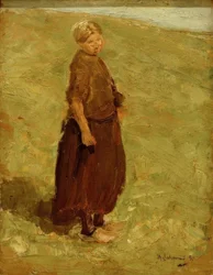 Girl on the Dune, Standing to the Right