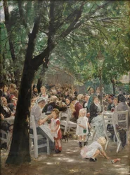 Munich beer garden