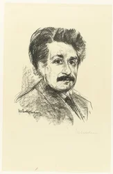 Portrait of Albert Einstein. 1925