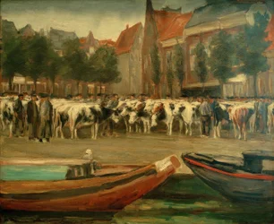 Cattle Market in Leyden