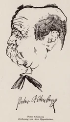 Peter Altenberg, Austrian Writer and Poet