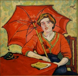 Portrait in Red (Actress)