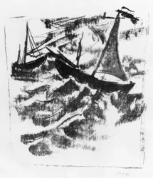 Boats in the Storm