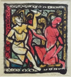 Kneeling Couple