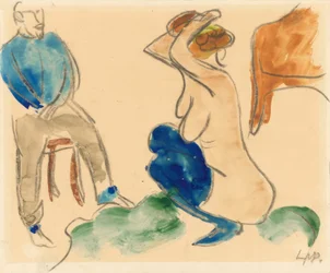 Painter and Model in the Studio