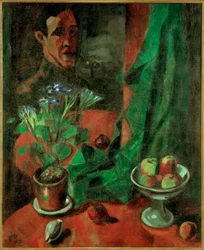 Self-Portrait with Still Life