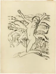 Woman Kneeling, Exultant, from The Samland Ode