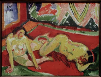 Two Female Nudes in the Room