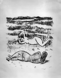 Two Reclining Figures