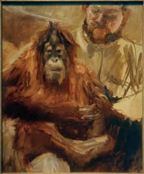 The Orangutan Sailor and His Keeper