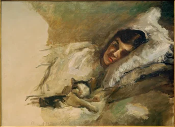 Nini with Cat