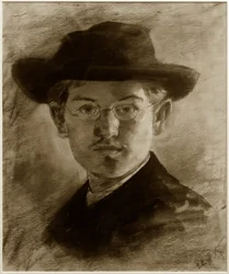 Self-Portrait with Hat