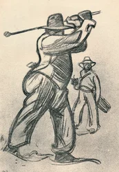 The Golfer, c1920, 1923