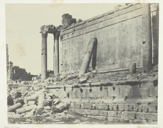 Baalbeck (Heliopolis), Temple of Jupiter, Eastern Facade; Syria