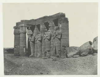 Gournah, Peristyle of the Tomb of Osymandias Ramesseum Occidental, Thebes