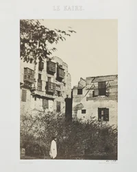 House and garden in the French Quarter, Egypt, 1850