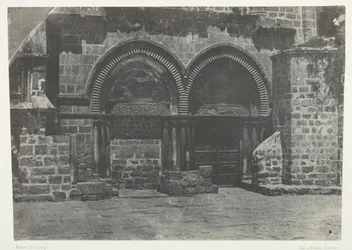 Jerusalem, Lower Arcades of the Church of the Holy Sepulchre; Palestine