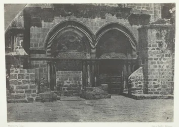 Jerusalem, Lower Arcades of the Church of the Holy Sepulchre, Palestine, 1849-51, printed 1852