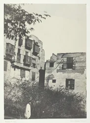 House and Garden in the Frank Quarter, Cairo, 1849-51, printed 1852