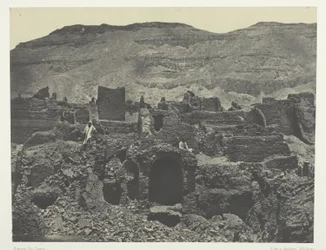 Medinet-Habou, Ruins of the City of Papa; Thebes