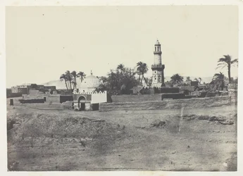 Mosque of El-Arif and Tomb of Mourad-Bey, Upper Egypt, plate 13 from the album "Egypt, Nubia, Palestine and Syria" (1852)